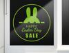 Aufkleber Happy Easter Sale