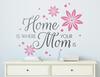 Bezauberndes Wandtattoo: Home is where your mom is