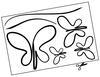 Lieferansicht Line Art Butterfly